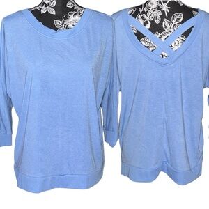 Size L: The Sweatshirt Project Criss Cross Sweatshirt